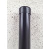 Černý sloupek  pr. 42 mm výška 150, pro plot výšky 100 cm