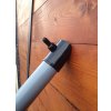 Šedivá vzpěra průměr 42 mm, výška 150 cm pro ploty 100 cm